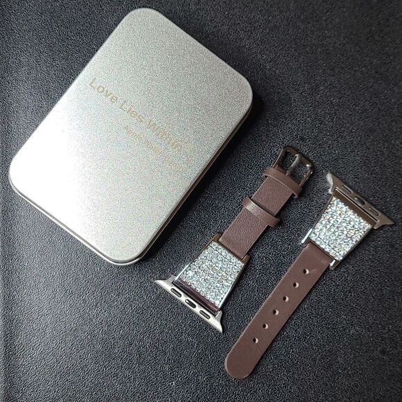 Apple Watch Bans Silver/Dark Brown - Picture 1 of 5